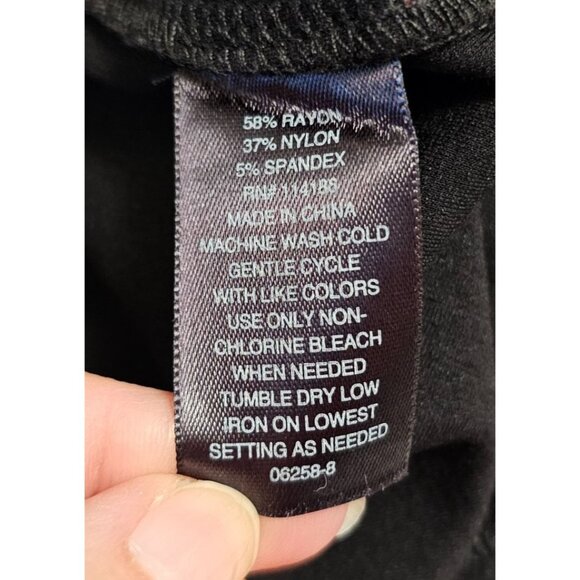 Worthington Women's Slim Ankle Stretchy Black Dress Pants XL Wearable Comfort - Picture 7 of 9